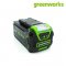 Greenworks แบตเตอรี่ ขนาด 40V, ความจุ 4 แอมป์