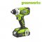 Greenworks สว่านกระแทก ขนาด 24V พร้อมแบตเตอรี่และแท่นชาร์จ ฟรี!! เครื่องดูดฝุ่นไร้สาย 24V(มูลค่า 1,600 บาท)