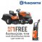 Husqvarna Tractor TC138,  13 HP Auto matic Gear Free High Pressure Washer 135 Bar PW235R(14,500฿)