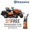 Husqvarna Tractor TC238,  18 HP,Auto matic Gear Free High Pressure Washer 135 Bar PW235R(14,500฿)
