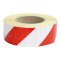 เทปสะท้อนแสงติดรถ ลายเฉียง 25 เมตร สีแดง/ขาว