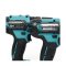 MAKITA ชุด COMBO KIT 12VMAX รุ่น CLX228X1 ประกอบด้วย HP333DZ + TD110DZ พร้อมกล่อง รวมแบตเตอรี่-แท่นชาร์จ (มากีต้า)