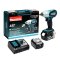 MAKITA เครื่องขันบล๊อกไร้สาย 18 โวลต์ 1/2 นิ้ว รุ่น DTW-251RFE แรงบิดสูงสุด 230 นิวตันเมตร รวมแบตเตอรี่และแท่นชาร์จ (มากีต้า)