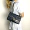 MP-10335 Used Chanel clssic 9 lambs black gw (1511976)
