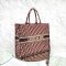 MP-10511 Used Dior Book Tote Large Burgundy
