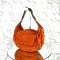 MP-10385 Used LV handbag suede limited orange ghw