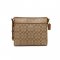 New Coach File CrossbodyBag in Saddle Canvas GHW