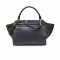 Used Celine Trapeze Small in Tri Colors Leather GHW