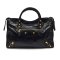 New Balenciaga Giant City G12 in Black Leather GHW