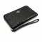 New Coach Zip Phone Wallet in Black Patent Leather GHW