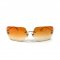 Used Chanel CC Sunglasses in Orange Lens GHW
