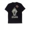 New LV Printed T-Shirt Size M" in Black Cotton