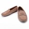 Used TOD'S Moccasin Shoes 37.5" in Nude Suede Leather