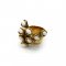 New YSL Arty Ring 6" in White Stone GHW