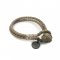 New Bottega Bracelet M" in Etoupe 2 Leather RHW