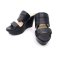 Used Calvin Klein Pumps 7" in Black Leather