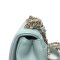 Like New Chanel Chain Flap 9 in Turquoise Lambskin LGHW