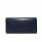 Used Balenciaga Long Wallet in Navy Leather SHW