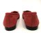 New Chanel Flat Shoes 37 in Red Fabric