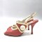 Used Miu Miu Low Heels 36.5” in Pink Patent GHW