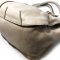 Used Burberry Leather Hand Bag in Pale Grey Leather GHW 
