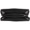 New Coach Accordion Zippy Wallet In Black/Oxblood RHW