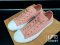 รองเท้า Converse ผู้หญิง All Star Gloss Glitter Ox - Peach [163307CS9PZ]