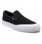 รองเท้า DC Shoes Manual Slip-On RT Skate - Black/Black/White [ADYS300705-XKKW]