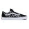 รองเท้า VANS Old skool - Flames Black/True White [VN0007NTBMX]