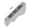 Concealed Hinge with Hydraulic GU Matt Black