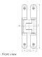 Concealed Hinge TECTUS TE240 3D by SIMONSWERK