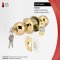 HAFELE Knob Lockset Gold Series