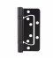 FLUSH HINGES Matt Black 4"x3"x2mm