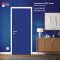 ประตูลามิเนต HPL สีพื้น Cobalt (HA-20)