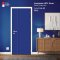 ประตูลามิเนต HPL สีพื้น Cobalt (HA-20)