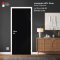 ประตูลามิเนต HPL สีพื้น Jet Black (HA-18)