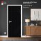 ประตูลามิเนต HPL สีพื้น Jet Black (HA-18)