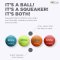 Outward Hound Squeaker Ballz - ลูกเทนนิส ไซส์เล็ก 4 ลูก