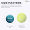 Outward Hound Squeaker Ballz - ลูกเทนนิส ไซส์เล็ก 4 ลูก