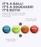 Outward Hound Squeaker Ballz - ลูกเทนนิส ไซส์กลาง 4 ลูก