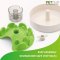 PetDreamHouse SPIN - ชามข้าว Interactive และ Slow Feeder รุ่น UFO Maze สีเขียว