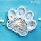 PetDreamhouse - 2in1 Slow Paw & Pad จานอาหารและแผ่นเลียน้องหมา สีเบบี้บลู