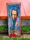 Bob Marley - ภาพวาดศิลปินในตำนานบนแผ่นไม้