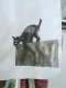 Tote Bag (Calico in White Color) - Black Cat Edition (M)