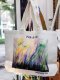 Tote Bag (Calico in White Color) - Blossom Edition (L)