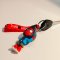 Spider -Man 3D PVC keychain (Hold up a finger)