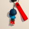 Spider -Man 3D PVC keychain (Hold up a finger)