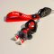Spider -Man 3D PVC keychain (Black jacket)