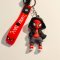 Spider -Man 3D PVC keychain (Black jacket)