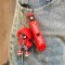 Spider -Man 3D PVC keychain (Red jacket)